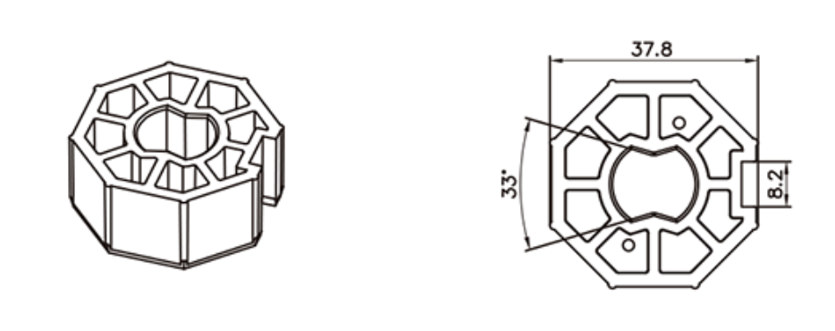 HTL77 only for obstacle detection tubular motor