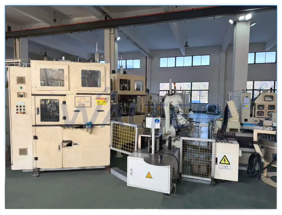 Tubular Motor Manufacturing step: automatic equipment with Stator wire Winding inserting and shaping