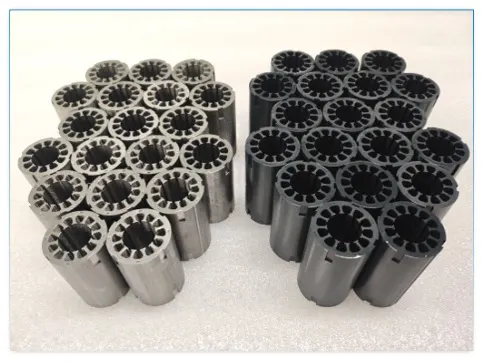 difference after high-temperature thermal blueing treatment