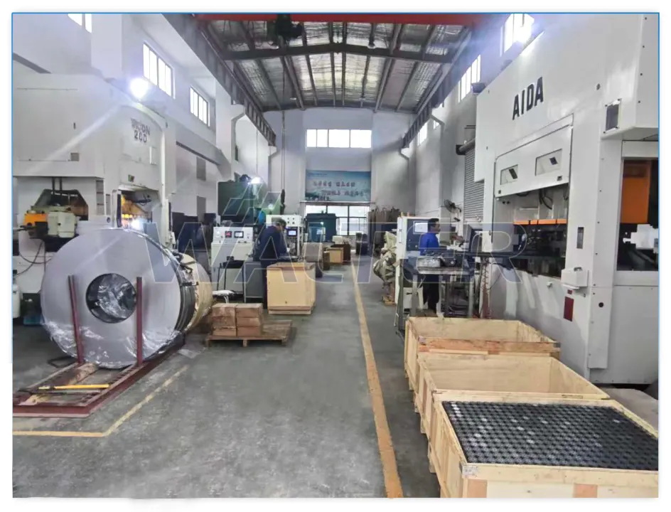 Tubular Motor Manufacturing step: High-Speed Stamping and Core Manufacturing