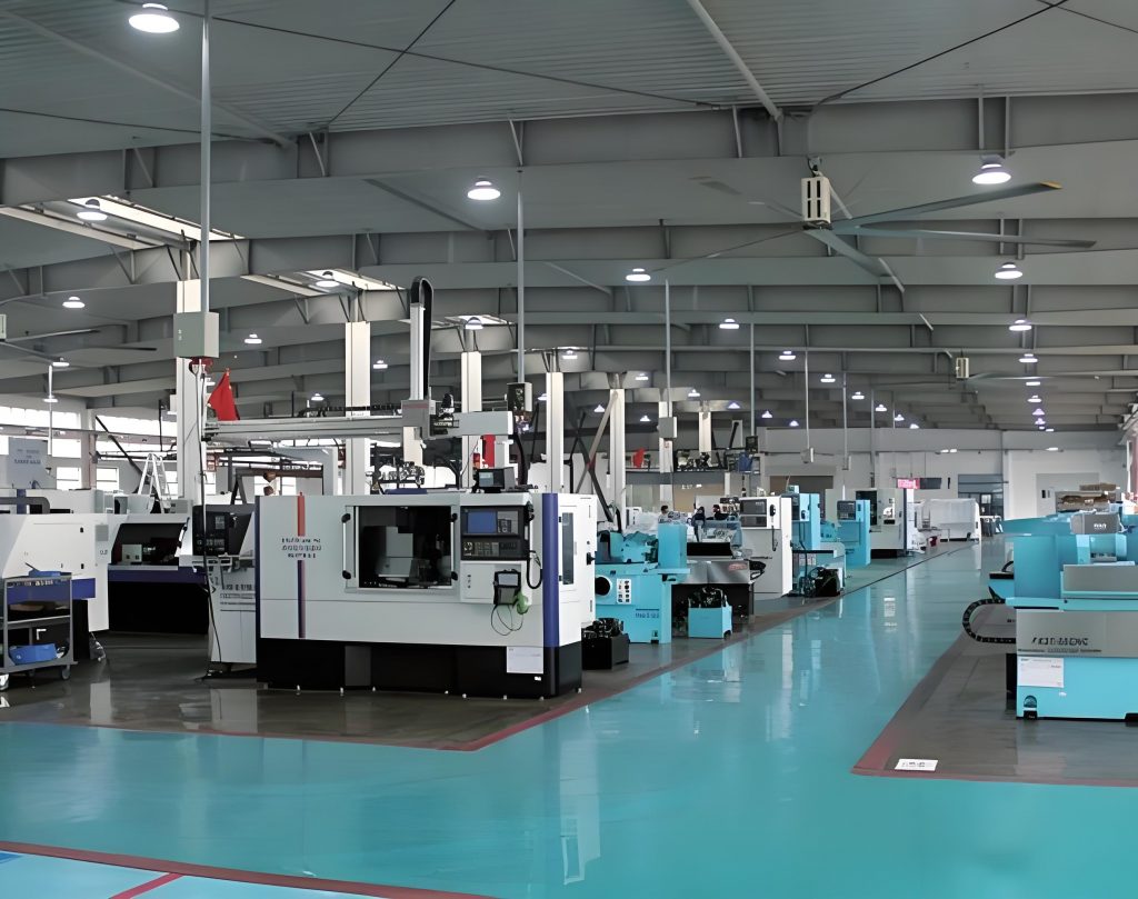 tubular motor rotor machining workshop in factory