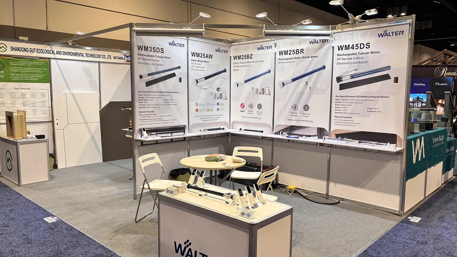 Walter Showcases Roller Shade Tubular Motor at IBS 2026