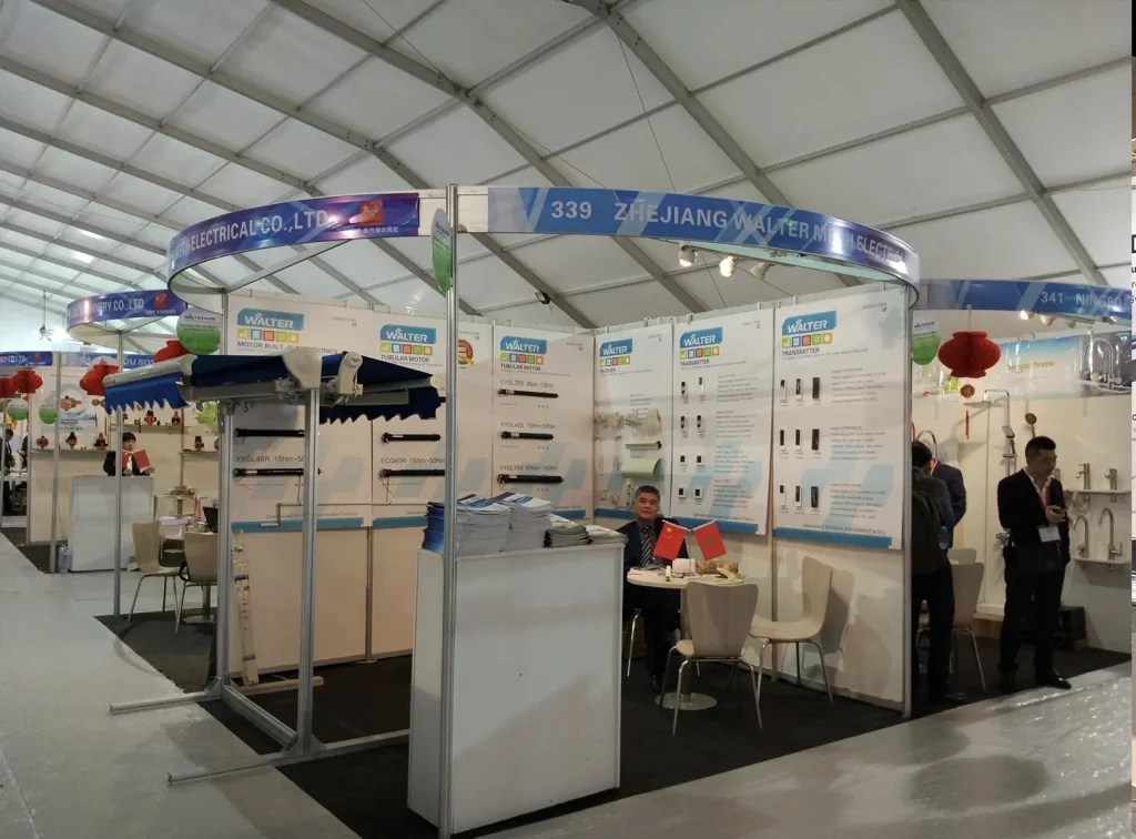 Tubular motor trade shows at Morocco building expo